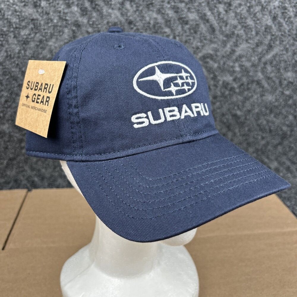 Subaru Gear Official Merchandise Dark Blue NEW NWT Strap-Back Baseball Cap Hat